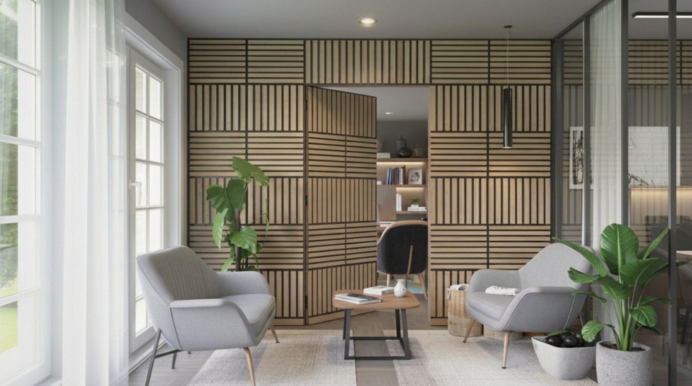 Panel decorativo madera, especial puerta